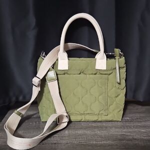 Stylish Green Quilted Women's Bag